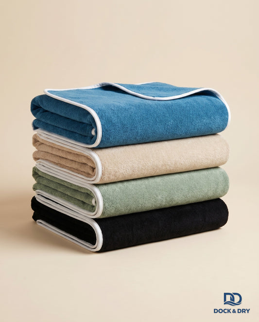 Dock & Dry Family Bundle – 4 Magnetic Beach Towels