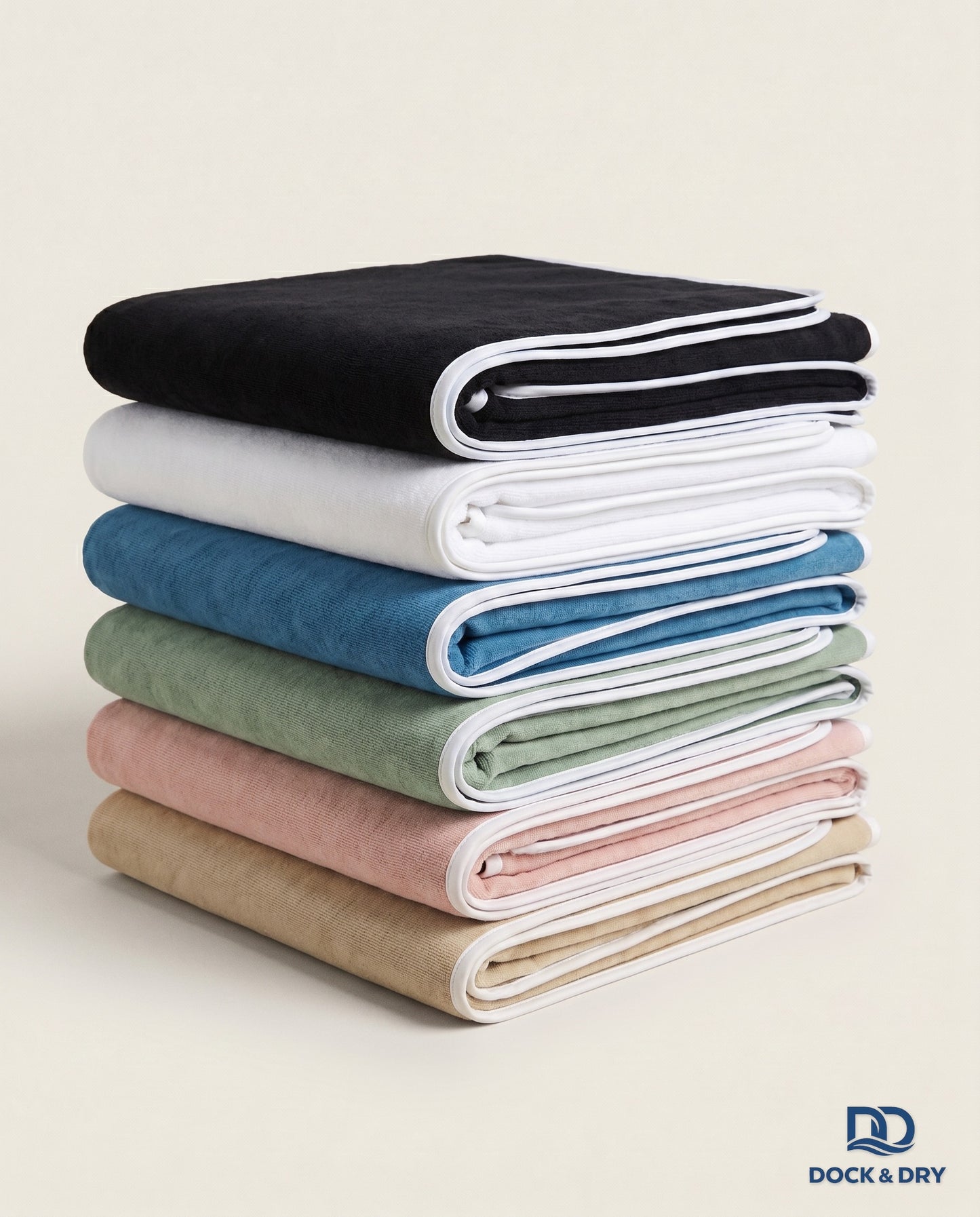 Dock & Dry Family & Friends – 6 Magnetic Beach Towels