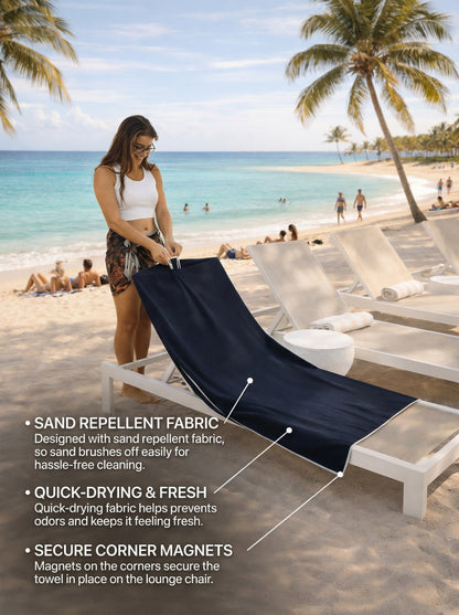 Dock & Dry Magnetic Towel - Black