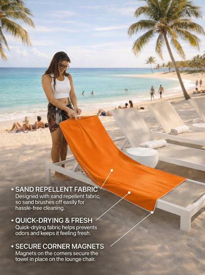 Dock & Dry Magnetic Towel - Orange