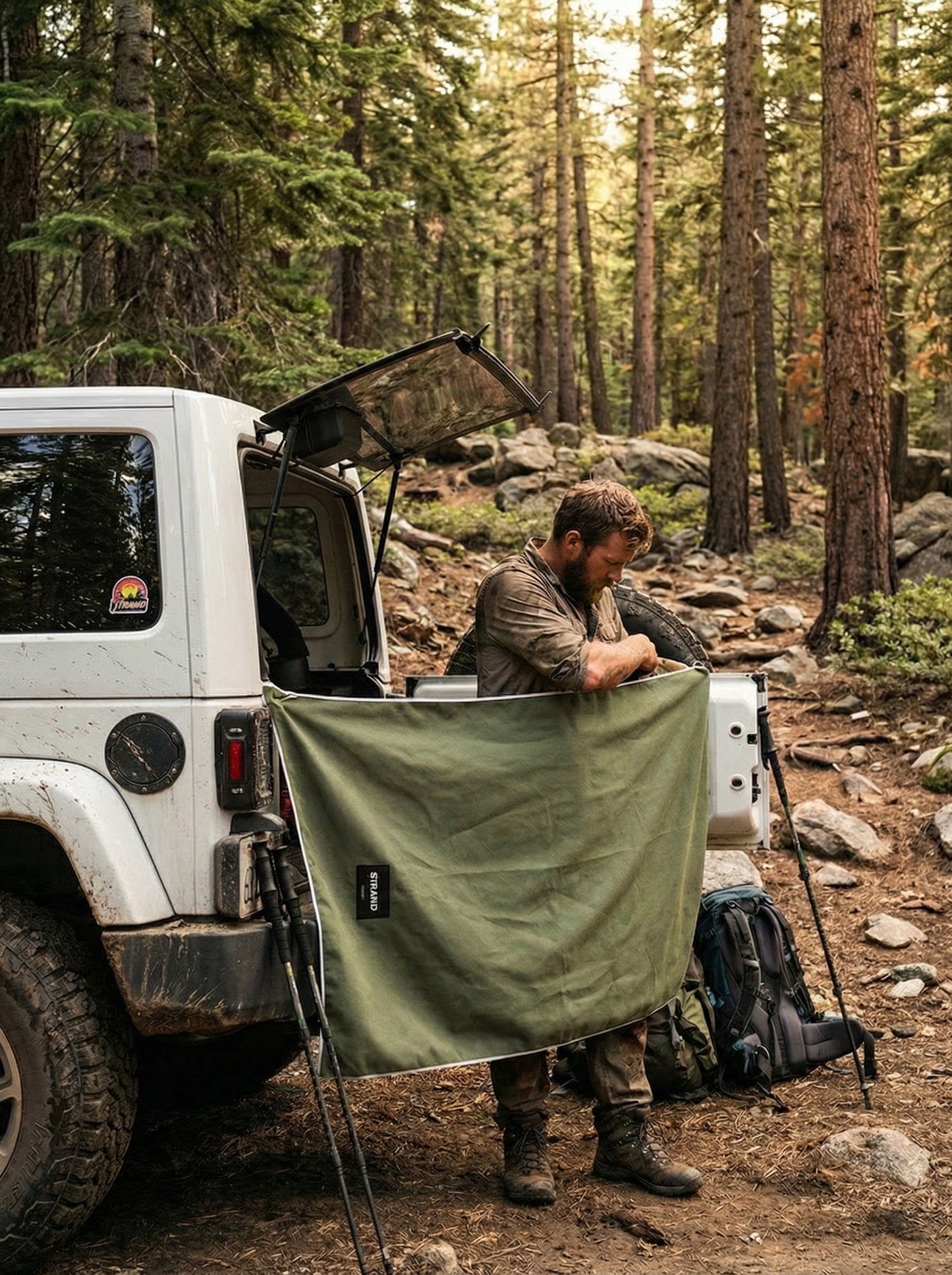 Dock & Dry Magnetic Towel - Green