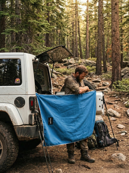 Dock & Dry Magnetic Towel - Blue