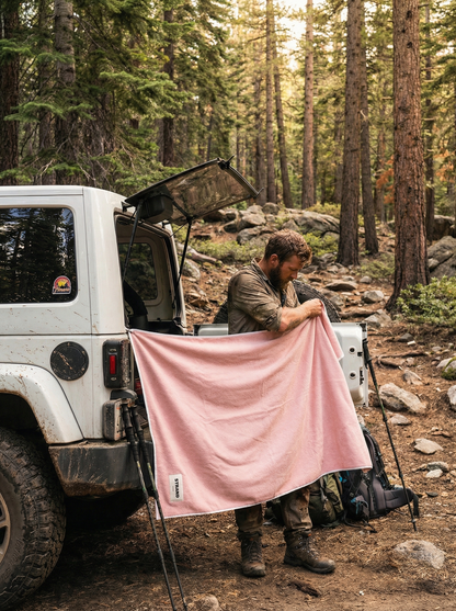 Dock & Dry Magnetic Towel - Pink