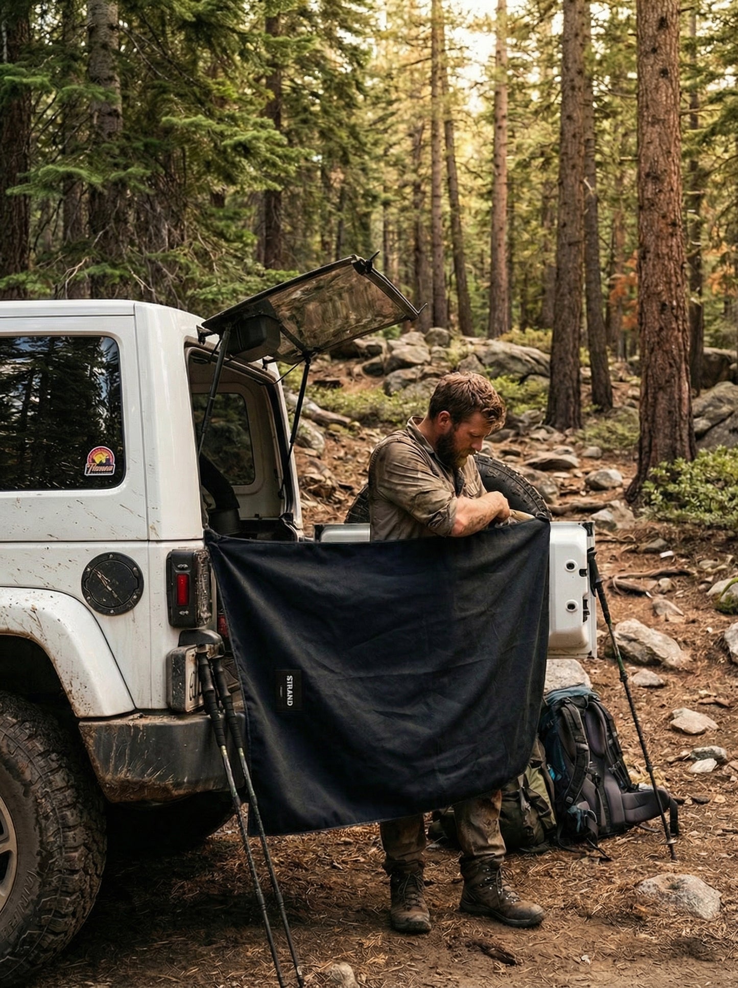 Dock & Dry Magnetic Towel - Black