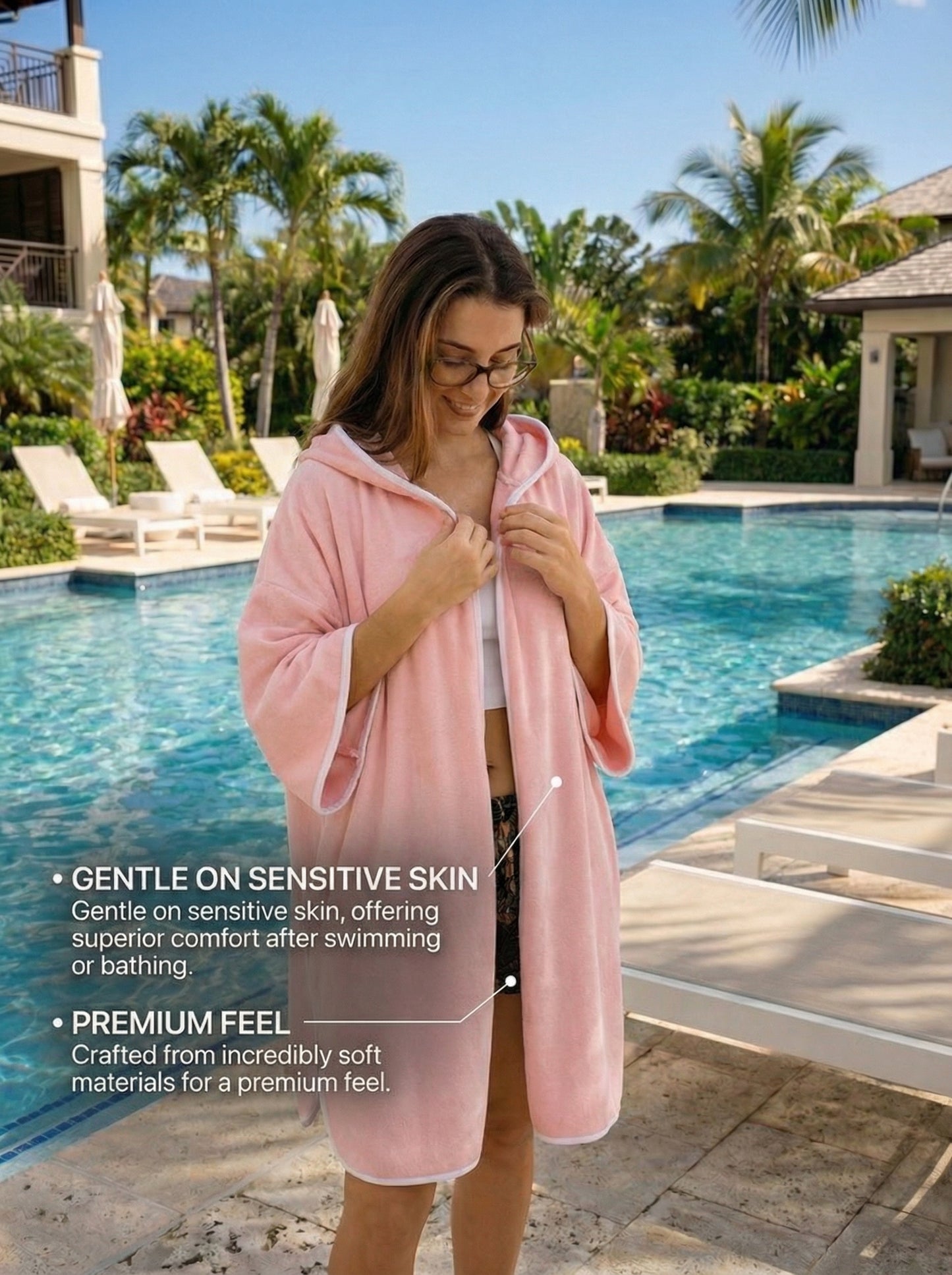 Dock & Dry Magnetic Towel - Pink